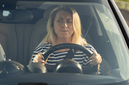 anxiety attack while driving